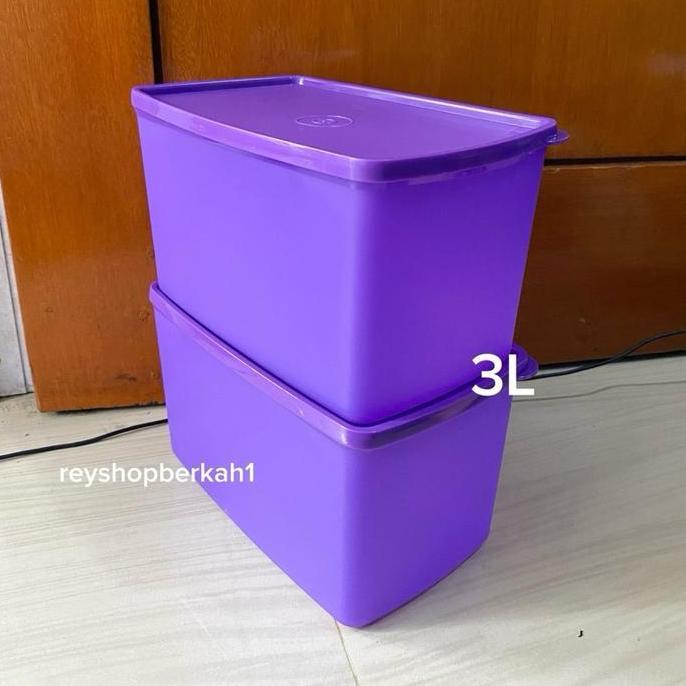 2PCS Stak n Stor TUPPERWARE/ PAK N STOR TUPPERWARE/ TOPLES KULKAS TUPPERWARE/ KONTAINER KULKAS