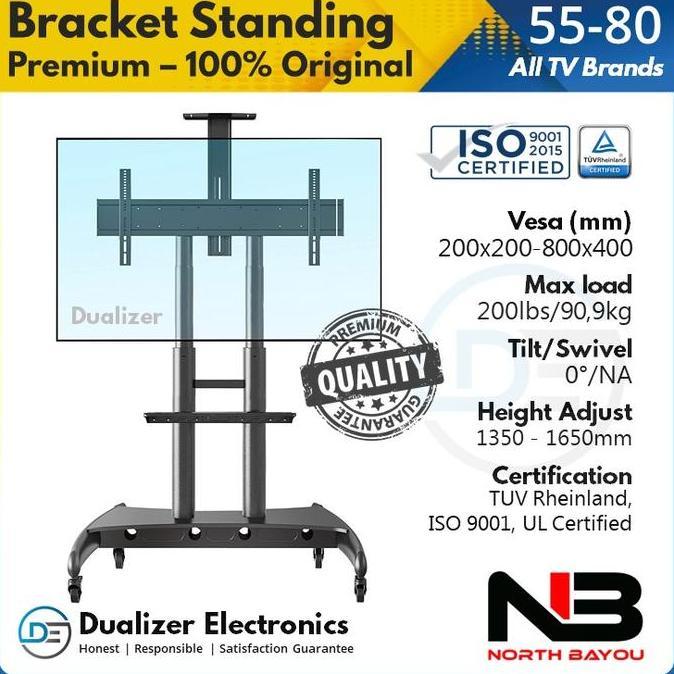 HARGA DISC - Bracket Standing TV 88 86 85 82 80 75 70 65 Inch LG Samsung Sony Sharp