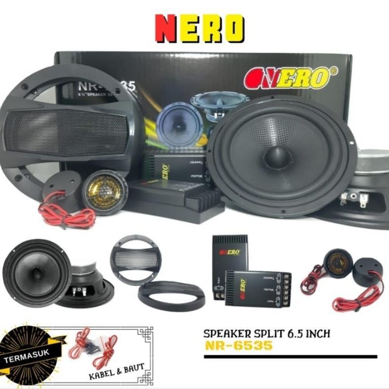 TERMURAH Speaker Split 2way Nero Audio