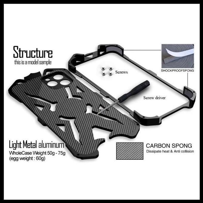 TERBARU - ASUS ROG PHONE 5 / PRO / ULTIMATE ZIMON ORIGINAL HARD CASE METAL COVER