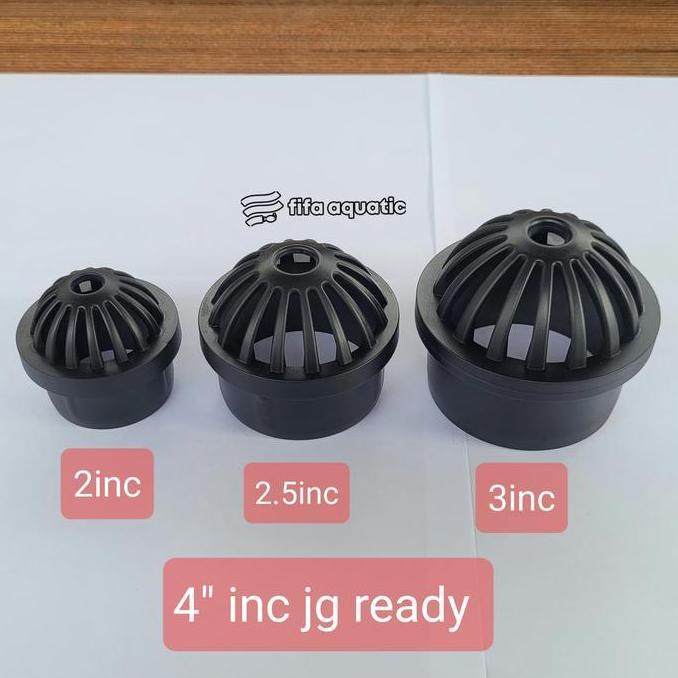 (HM) Tutup BD Bottom Drain kolam koi roof drain pvc
