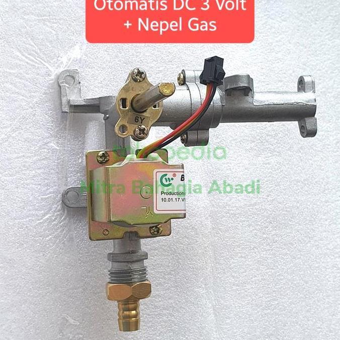 Valve Gas Inlet Kaki Gas Inlet Deep fryer oven steamer gas water heater DC3V Selenoid