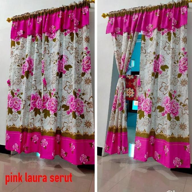 Dimari- Gorden Serut Pink Laura (Uk 100*200)
