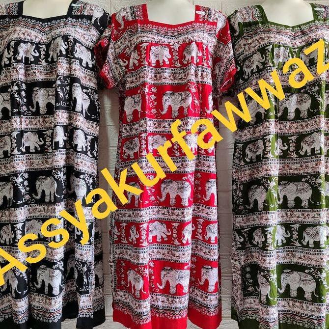 Daster Batik Srigading Model Sikak Ld 130 Motif Gajah Baris #Tebal#Murah#Viral