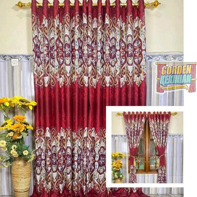 Dimari- Gorden Motif Batik Ratu Hijau Ring 12 Gorden Batik Ratu Hijau Gorden Batik Keong Hijau Gorde