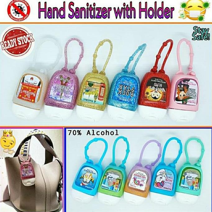 Bytwx- Hand Sanitizer Pockbac / Gantungan Tas Dan Hand Sanitizer Pockbac