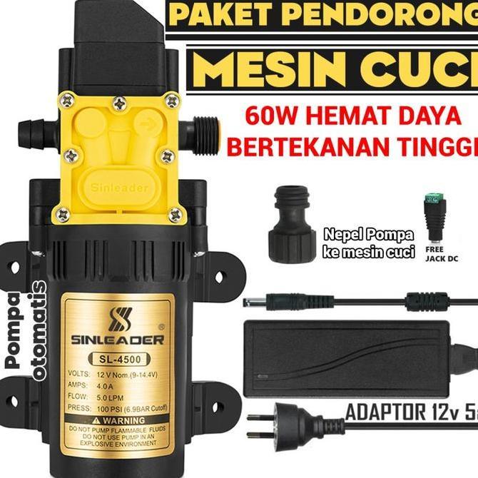 Paket Pendorong Mesin cuci otomatis SL 4500 60W Bertekanan