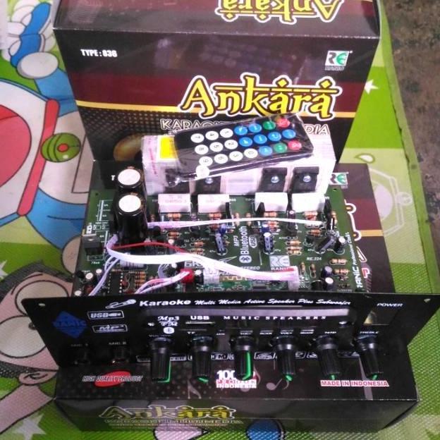 Kit aktif speaker echo mic usb bluetooth stereo karaoke ( 836