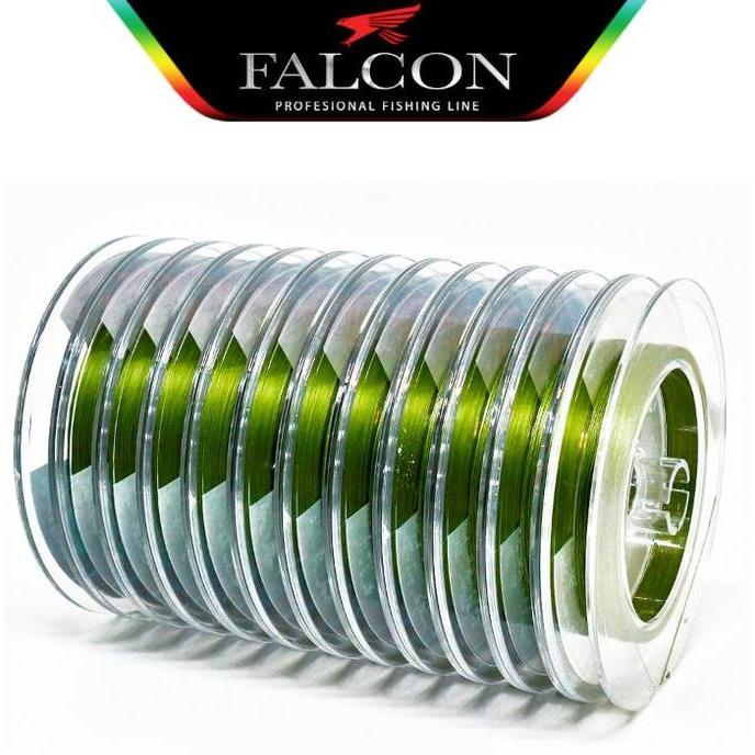 Falcon Senar Pancing PE X8 Falcon SEA Hunter STRIKE 300M PAKET 3 ROLL Micro HD Coated Lembut & Super