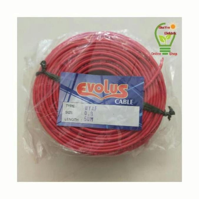 Kabel Serabut Kecil 0.8/Kabel Nyaf 0.8 Panjang 50 Meter