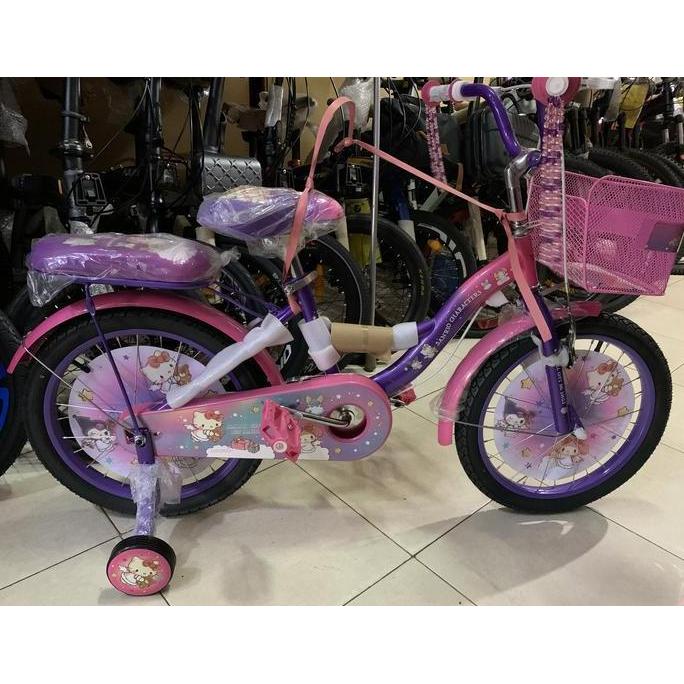 TERLARIS - Sepeda Anak Perempuan Sanrio Element 16 Inch 4 - 8 Tahun