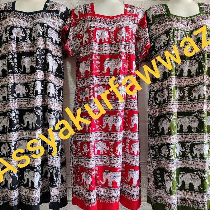 Daster Batik Srigading Model Sikak Ld 130 Motif Gajah Baris #Tebal#Murah#Viral