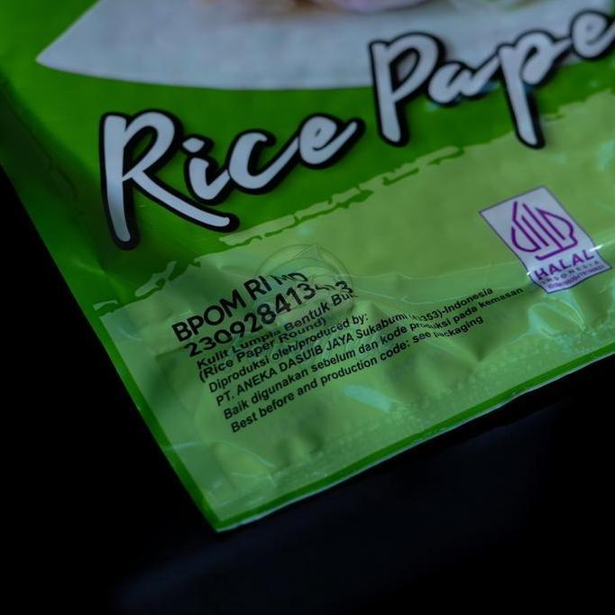 Fnbb- Rice Paper / Kulit Lumpia Vietnam Bulat Halal