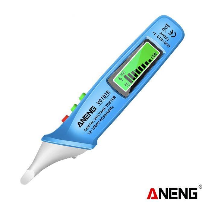 Indusprik- Aneng Vc1018 Alat Pendeteksi Arus Aliran Listrik Tespen Bunyi Deteksi Kabel Putus Origina