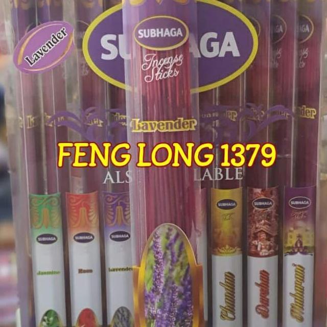 Ready !!! Hio Dupa Stik India Aromaterapi Subhaga Lavender MERAH Incense Sticks