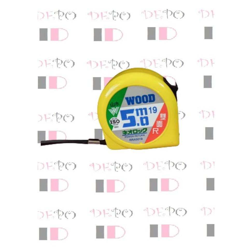 Indusprik- Wood Meteran 3M , 5M , 7,5M , 10Meter