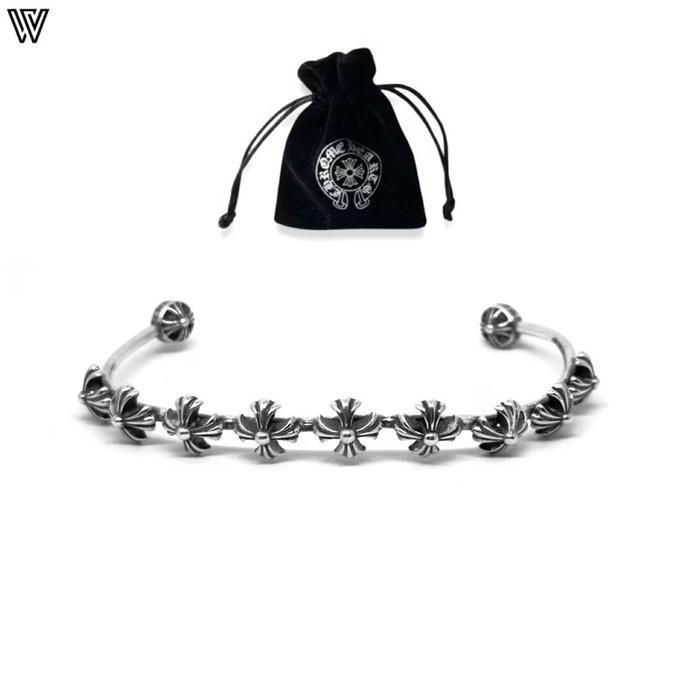Chrome Hearts Multi Plus Bangle Cuff Bracelet