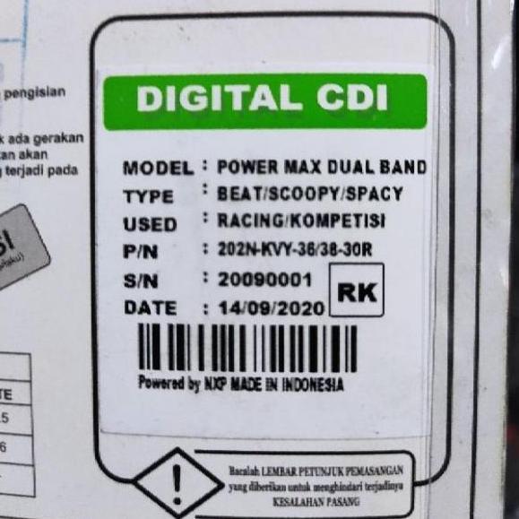 CDI Racing BRT Dualband Beat Karbu/Scoopy Karbu/Spacy Karbu