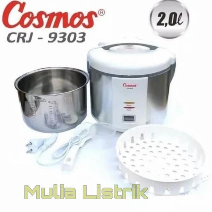 BEBAS ONGKIR - magicom cosmos crj9303 2L 3in1 rice cooker cosmos