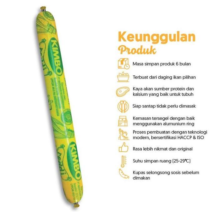 Fnbb- Kimbo Reddi Sosis Ikan Rasa Otak-Otak Toples