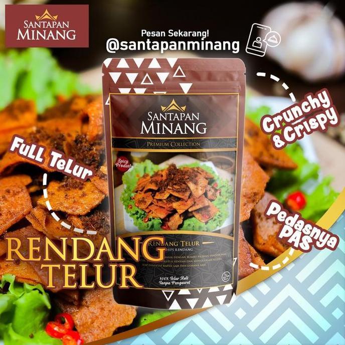 Fnbb- Santapan Minang Rendang Telur Kering Premium