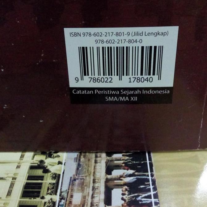 Sejarah Indonesia untuk SMA kelas 12 bailmu 2013 original bekas
