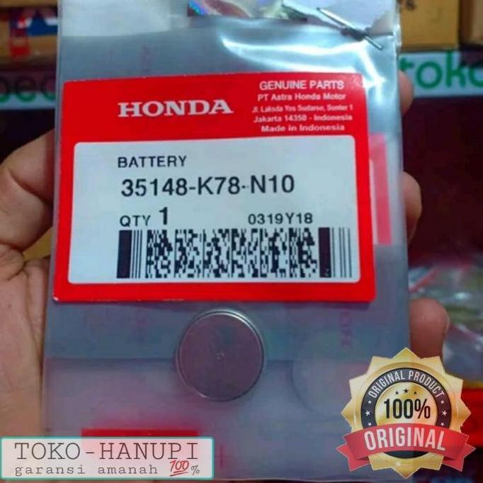 BATERAI REMOTE ALARM KUNCI MOTOR HONDA SCOOPY PRESTIGE STYLISH 2021