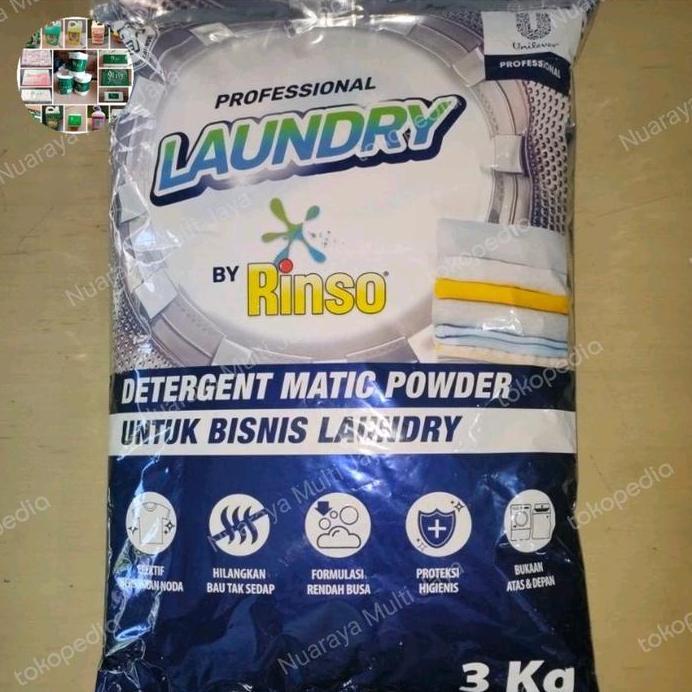 Ready  RINSO BUBUK LAUNDRY ATAU DETERJEN RINSO LAUNDRY