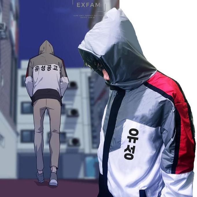 Termurah / Hot Sale Jaket Parka Yusong High School Manhwa Study Group Gamin Yoon