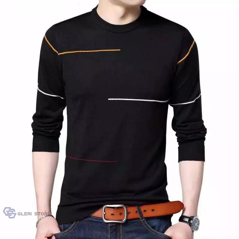 NEW Sweater Pria Rajut Lengan Panjang Sweater Pria Tebal ValdoOf Bahan Rajut 7Get [terbaik][terlaris