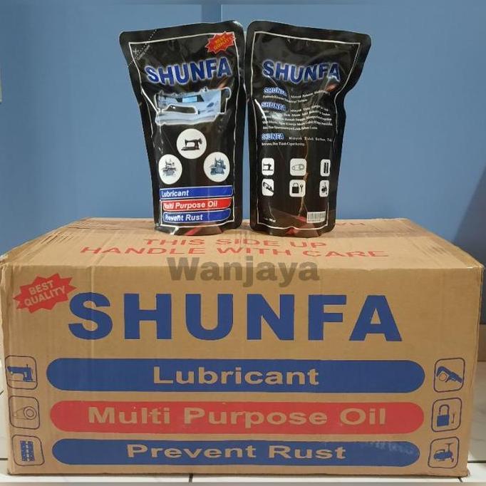 Oli Mesin Jahit Serbaguna Shunfa 900ml 1 dus (24 pcs)