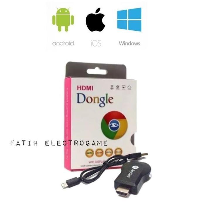 ALAT HP KE TV LCD/LED SCREEN MIRRORING ANYCAST DONGLE FREE SAMBUNGAN HDMI L / ALAT UNTUK MENGHUBUNGK