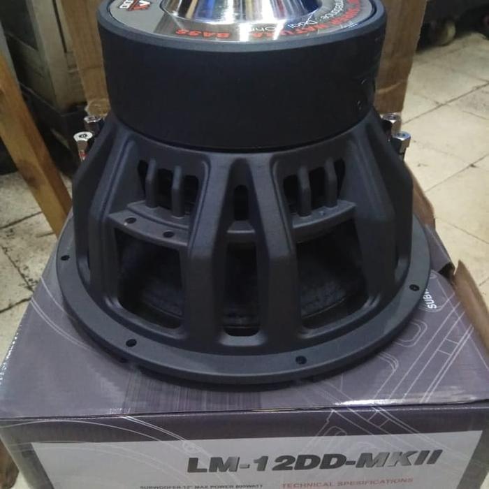 Subwoofer Lm 12 Dd Mk Ii Subwoofer Mobil Lm 12Dd Double Magnet 2Coil Original Dan Terpercaya