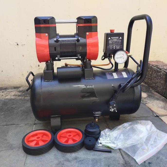 MAXPUMP SYW1.3HP-30L Kompresor Angin Listrik 1.3 Hp 30 Liter 220V Tanpa Oli Tekanan 8 Bar Kapasitas 
