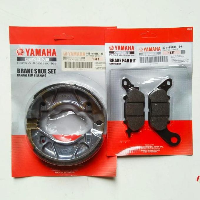 Promo KAMPAS REM DEPAN BELAKANG YAMAHA JUPITER Z1/VEGA ZR/FORCE FI/ORI-YGP Diskon