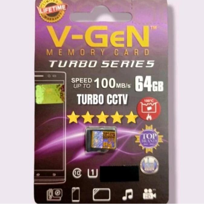TERBARU - mmc vgen 64gb class 10/mmc / micro sd / memori micro sd Vgen