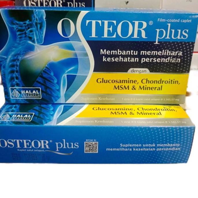 OSTEOR Plus Vitamin Tulang dan Sendi 5x6 Tab - Membantu Memelihara Kesehatan Persendian dengan Gluco
