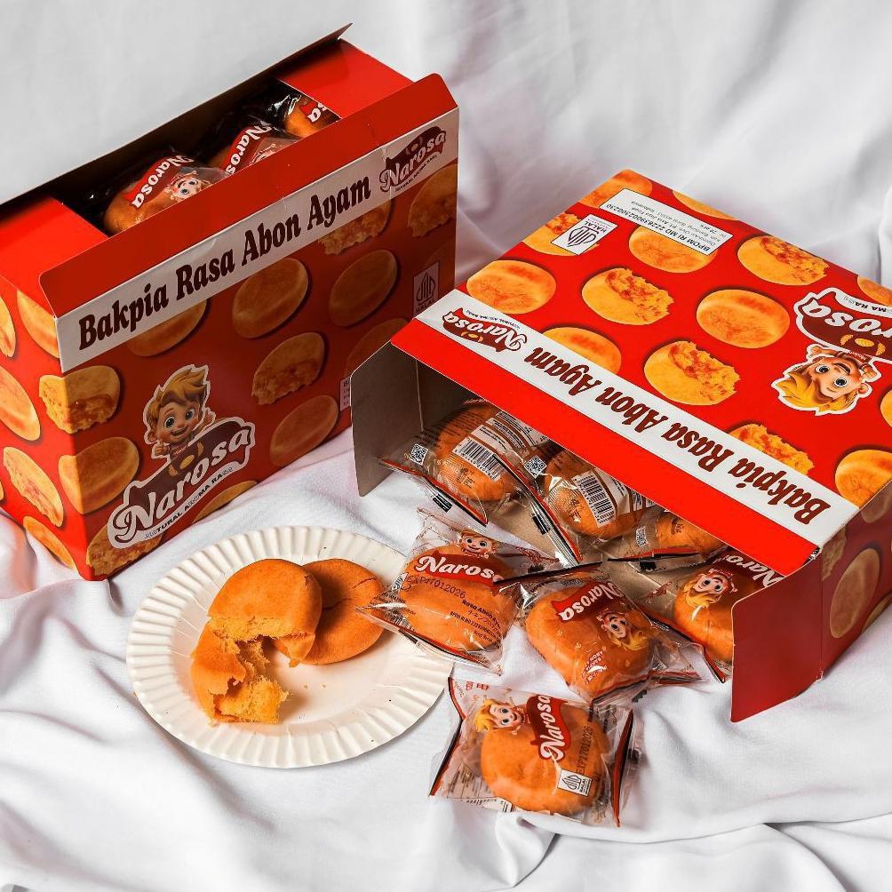Bakpia Abon Ayam Narosa Lembut Isi 20 Pcs Termurah