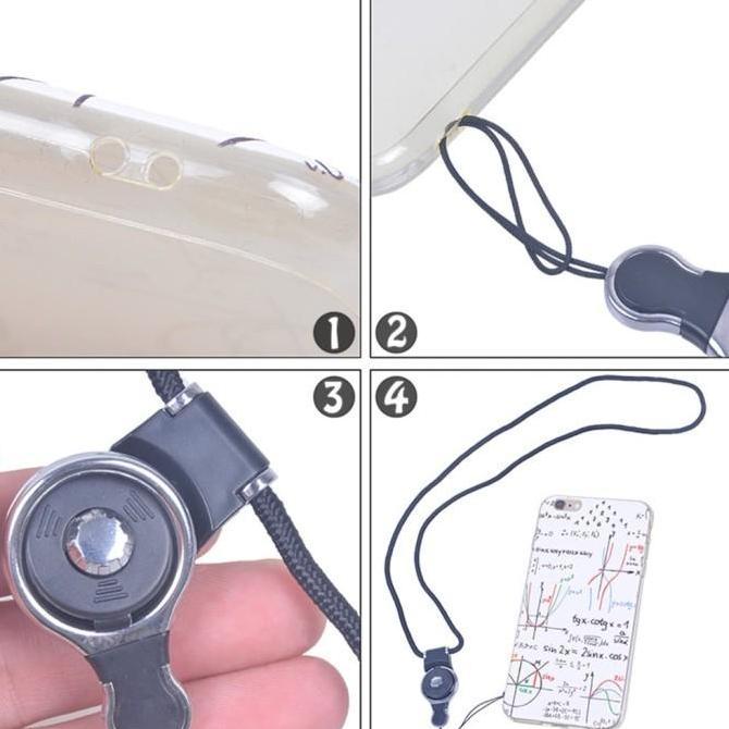 Tali Gantungan Hp Handphone Kunci Kartu Nama USB Kalung Leher Strap