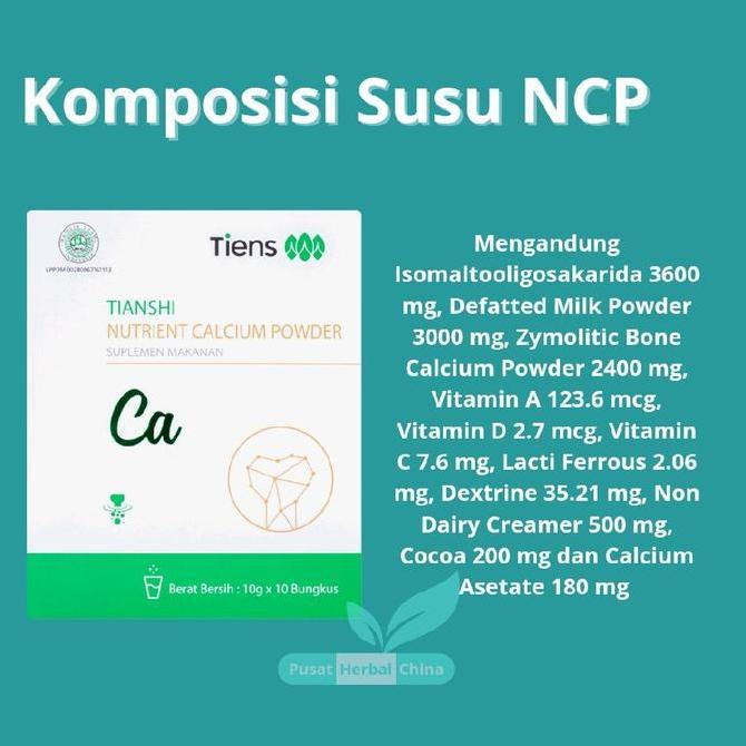TIENS Herbal Paket Syaraf kejepit / HNP - Tianshi Muncord, Vitaline, Calsium NCP & Jiang Zhi - BPOM