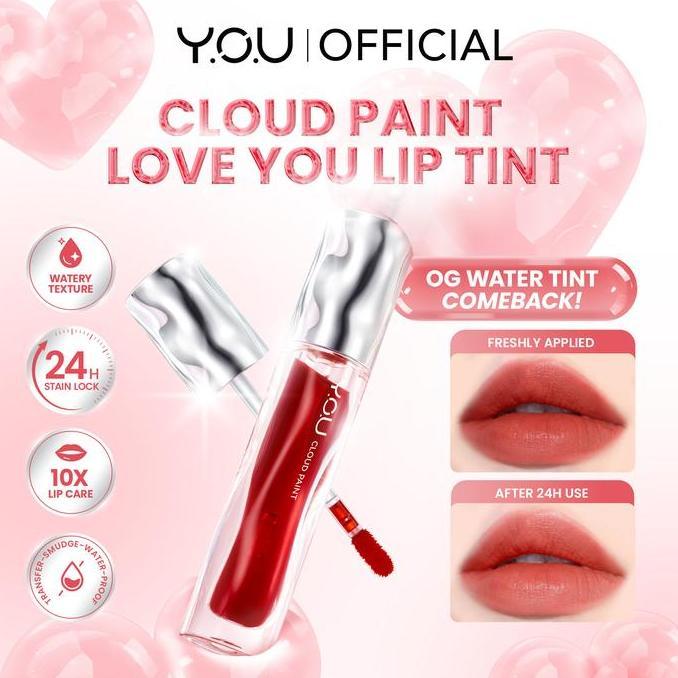 Papupi- [Diskon] You Cloud Paint Love You Lip Tint Special Ombre Healthy Glow Lips Korean Style Ombr