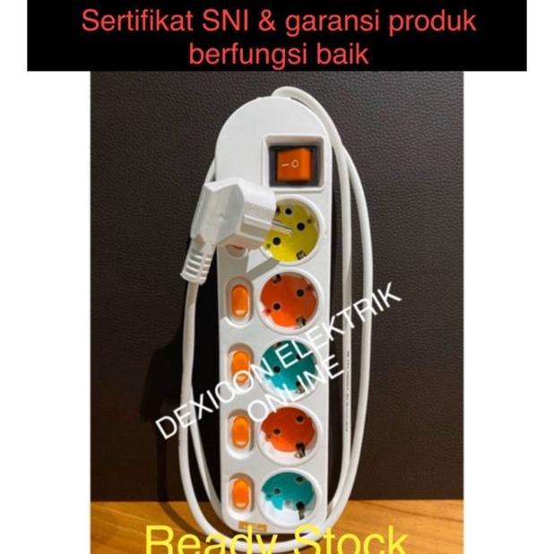 Stop kontak/multipro 5 Lubang/terminal colokan listrik/colokan listrik/sambungan colokan listrik