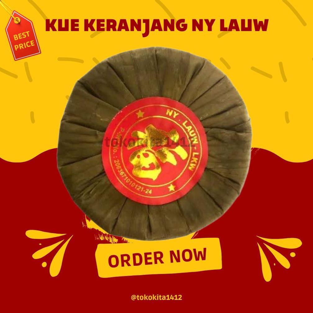 Kue Keranjang Kue Daun Ny Lauw Khas Tangerang 1 Kg - Halal Termurah
