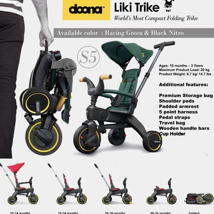 DOONA LIKI TRIKE S1 S5 / SEPEDA ANAK ANAK