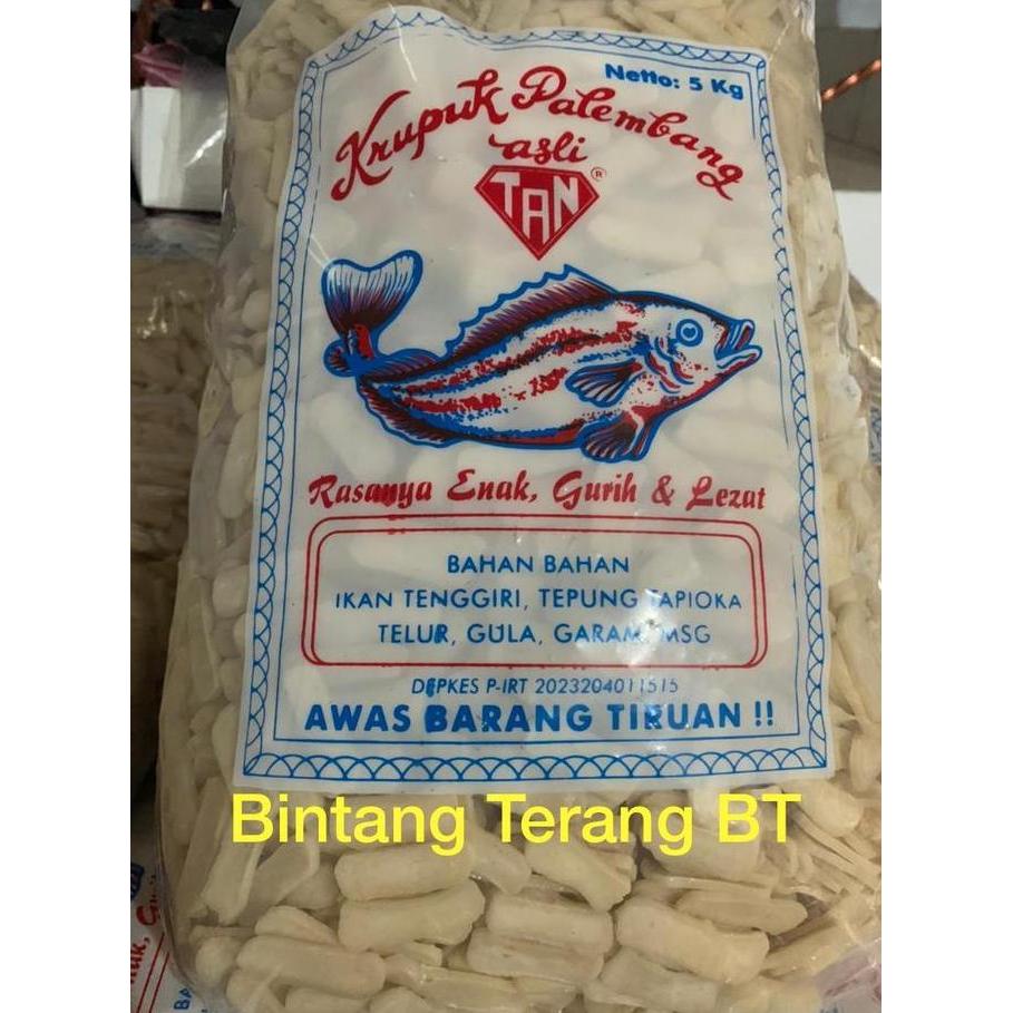 Kerupuk Krupuk Palembang Asli TAN Ikan Tenggiri Kecil 1 BAL/BALL 5 kg HM