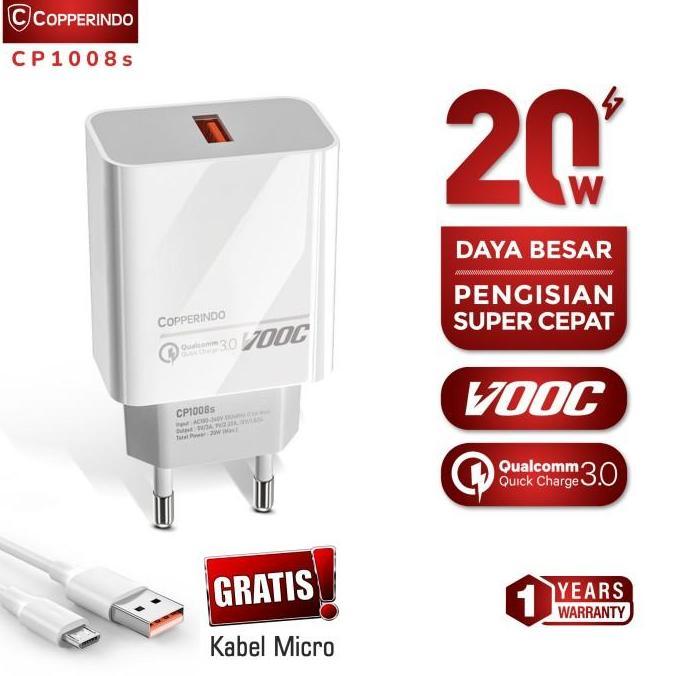COPPER CHARGER UP TO 20 WATT ( TIPE CP 1008 )