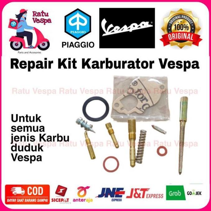 Promo Repair Kit spuyer Vespa PX,Strada,Sera,Exclusive,Excel Karbu Motorcycle Diskon