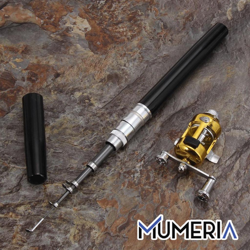 Set Joran Pancing Pena Extreme Fishing Rod Pen Alat Pancingan Kail Pulpen Mini Ikan Danau Sungai Sak