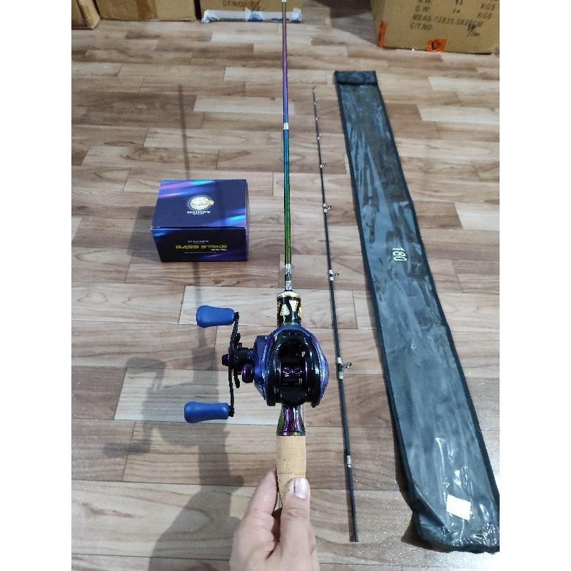 Set Pancing Bc Ul Joran Bc Oncak Sauron + Reel Bc Seahawk Bass Strike(Ultra Light) (Bonus Snap)