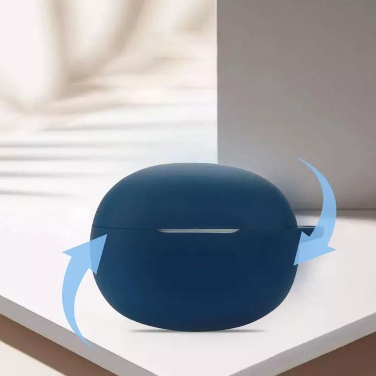 Sale Soft Case Silikon TWS Realme Buds T100 + carabiner